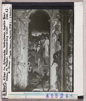 Vorschaubild Dieric Bouts d. Ä.: Passionsaltar, ehem. rechter Flügel, Auferstehung. Granada, Capilla Real 